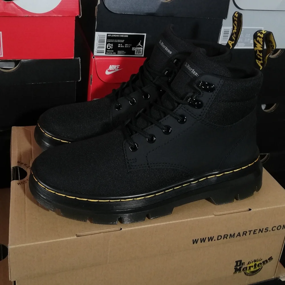 DR. MARTENS RAKIM BLACK MEN US SIZE 8 BRAND NEW IN BOX - Picture 6 of 16